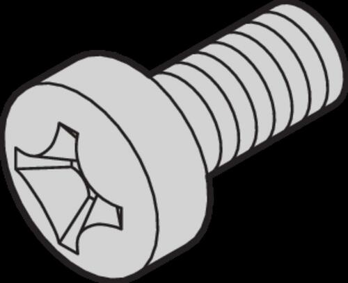 Schroff Linsenschraube 21101366 (VE100)