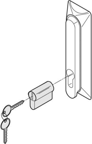 Schroff Halbzylinder 60114121