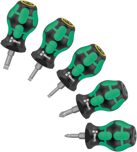 Wera Werk Schraubendrehersatz Stubby Set 2 05008871001