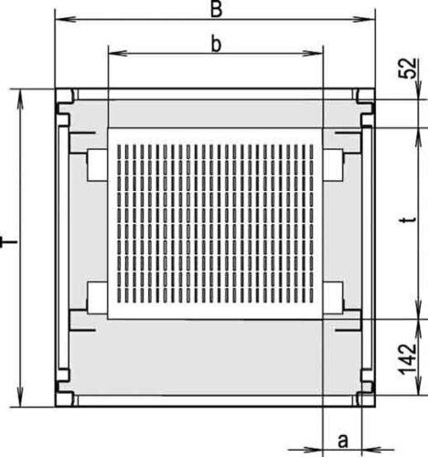 Schroff 19" Fachboden 21127191