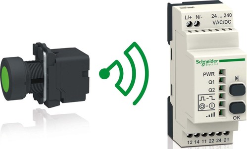 Schneider Electric Drucktaster-Set AC/DC Prog.-Receiver XB5RFA02