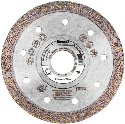 Metabowerke Diamanttrennscheibe 115x22,23mm TP profess.628578000