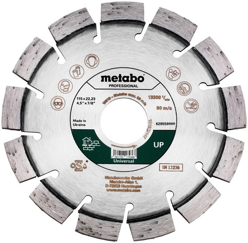 Metabowerke Diamanttrennscheibe 115x22,23mm UP 628558000