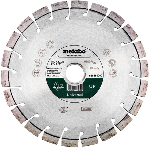 Metabowerke Diamanttrennscheibe 180x22,23mm UP 628561000