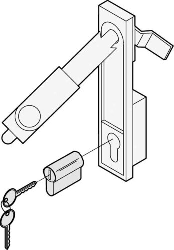 Schroff Profilzylinder 60127435