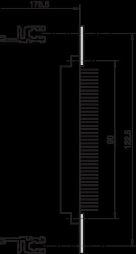 Schroff Lochschiene 60TE 20822048 (VE4)