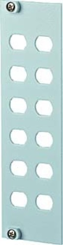 Metz Connect OpDAT REGpro Frontpl. leer 3HE f.12xST 15024A0100-E