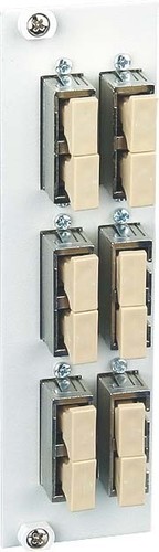 Metz Connect OpDAT REGpro Frontpl. leer 3HE f.6xSC-D 15024A5200-E