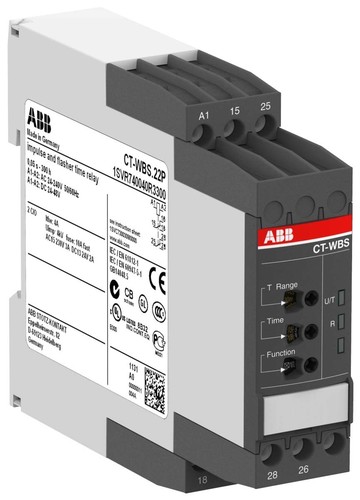 ABB Stotz S&J Blinkrelais 24-48VDC 24-240VAC CT-WBS.22P