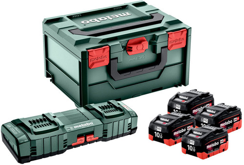 Metabowerke Basis-Set 4xLiHD 10Ah+ASC 685143000