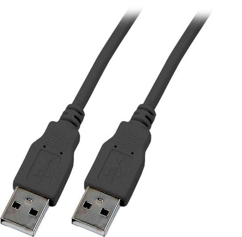 EFB-Elektronik USB2.0 Anschlusskabel 1,0m schwarz A-A St/St K5253SW.1