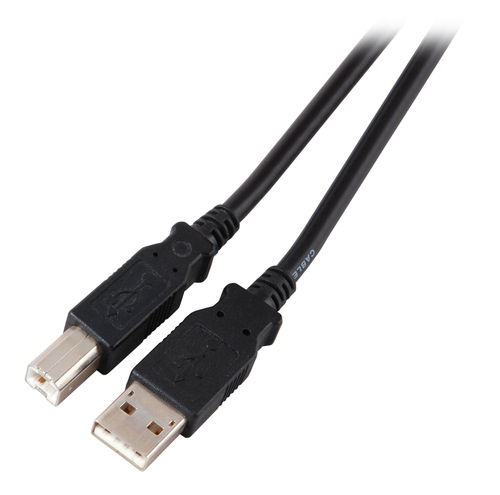 EFB-Elektronik USB2.0 HighSpeed-Kabel 3,0m schwarz A-B K5255SW.3