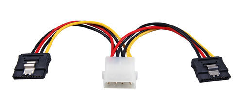 EFB-Elektronik Y-Adapterkabel 2xSATA150 0,15m m. Lasche K5345.015