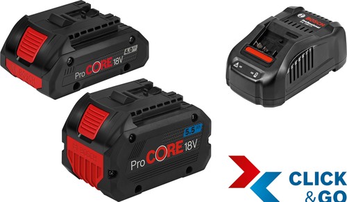 Bosch Power Tools Starter Set +GAL 18V4.0+5.5 1600A0214A
