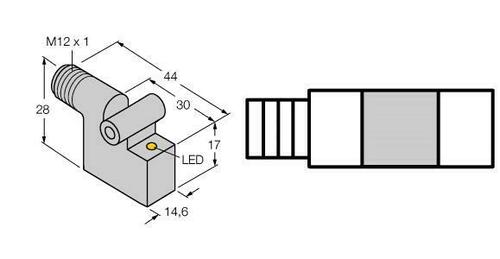 Turck Magnetfeldsensor f. Pneumatikzylinder BIM-IKT-Y1X-H1141