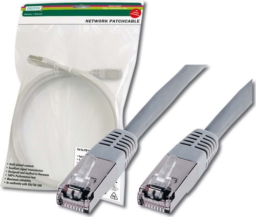 DIGITUS Patchkabel Cat5e SF/UTP 2,0m gr DK-1531-020