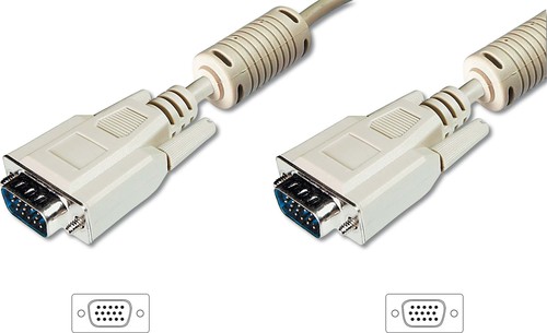 DIGITUS VGA Monitorkabel HD15 10,0m AK-310103-100-E