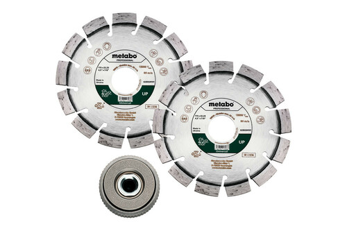 Metabowerke Set Diamanttrennscheibe Set 2xDia-TS115 UP