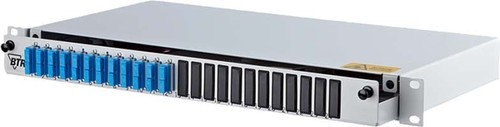 Metz Connect Spleissbox ausziehbar bestückt OpDatslide12SC-DOS2