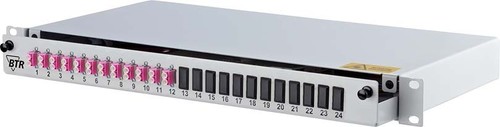 Metz Connect Spleissbox ausziehbar bestückt OpDATslide 12LC-DOM4