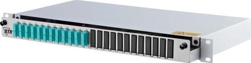 Metz Connect Spleissbox ausziehbar bestückt OpDATslide 12SC-DOM3
