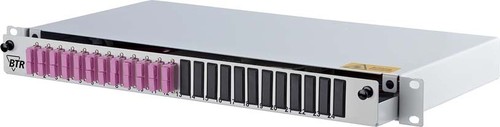 Metz Connect Spleissbox ausziehbar bestückt OpDATslide 12SC-DOM4