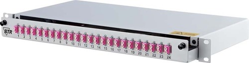 Metz Connect Spleissbox ausziehbar bestückt OpDATslide 24LC-DOM4