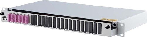 Metz Connect Spleissbox ausziehbar bestückt OpDATslide 6SC-D OM4