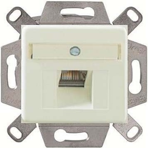 Dätwyler IT Infra Anschlussdose Cat.6A CSA Plus 1/8 RAL9010 435067