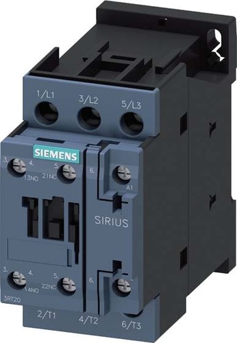 Siemens Dig.Industr. Schütz 7,5kW/400V 24VAC S0 3RT2025-1AB00