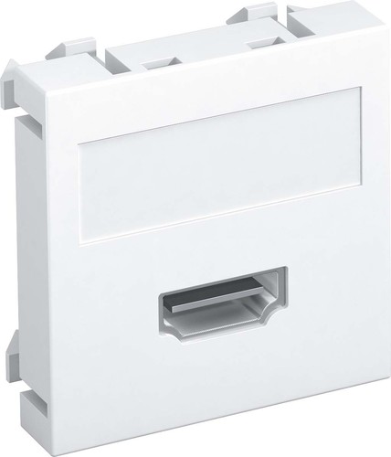 OBO Bettermann Vertr Multimediaträger HDMI 45x45mm aluminium lackiert MTG-HD S AL1