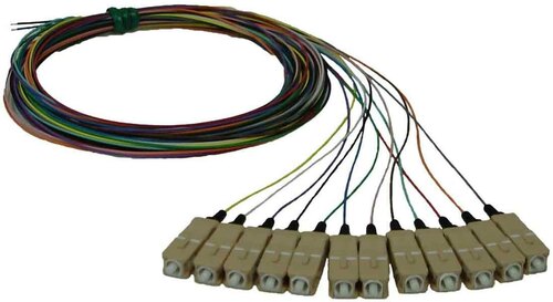 Fumo Pigtail 50/125 OM4 SC 2m farbig PT-OM4-SC-2M (VE12)