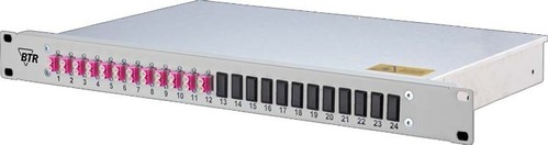 Metz Connect Spleissbox bestückt OpDATfix 12LC-D OM4