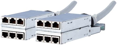 Metz Connect Patchkabel AWG 26/1 30m S/FTP 24p 6xRJ45 DCCS C6APL26 30m