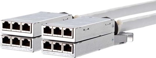 Metz Connect Patchkabel AWG 23/1 60m S/FTP 24p 6xRJ45 DCCS C6APL23 60m
