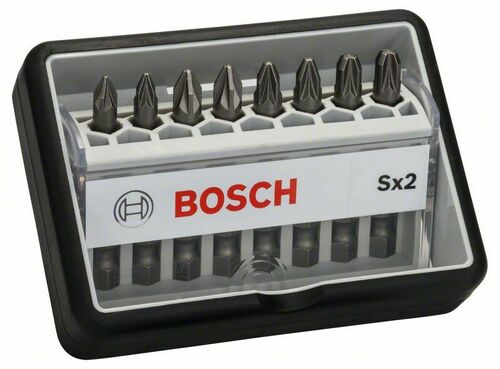 Bosch Power Tools Schrauberbit-Set 8-tlg, PZ 2607002557