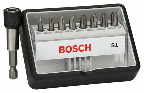 Bosch Power Tools Schrauberbit-Set 8+1-tlg, S PH 2607002560