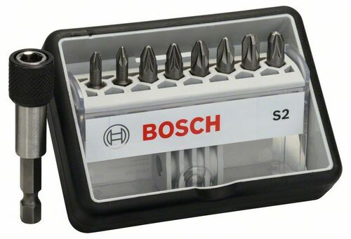 Bosch Power Tools Schrauberbit-Set 8+1-tlg, S PZ 2607002561