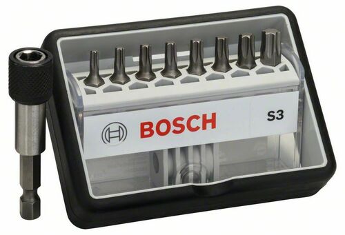 Bosch Power Tools Schrauberbit-Set 8+1-tlg, S T 2607002562