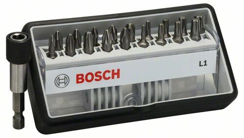 Bosch Power Tools Schrauberbit-Set 18+1-tlg 2607002567
