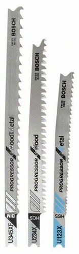 Bosch Power Tools Stichsägeblatt-Set 3-tlg 2607010516