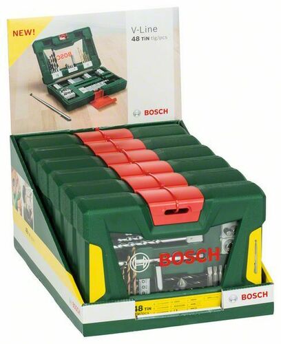 Bosch Power Tools Bohrer-/Bit-Set V-Line Box,VE48 2607017303