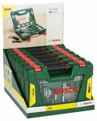 Bosch Power Tools Bohrer-/Bit-Set V-Line Box,VE68 2607017307