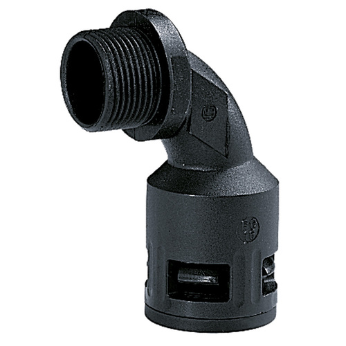 Flexa Schnellverschraubung IP67,90°Bogen RQB90-M AD54,5/M63sw