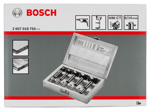 Bosch Power Tools 5-tlg. Scharnierlochbohrer- 2607018750