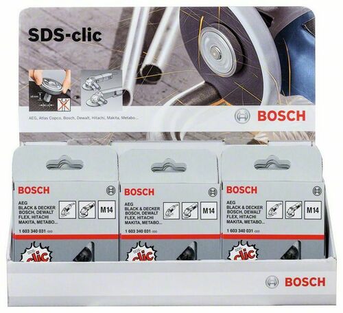 Bosch Power Tools Schnellspannmutter SDS clic,(15 Stück) 2607019033