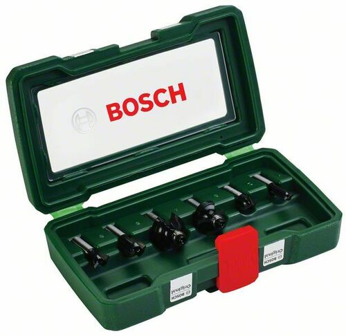 Bosch Power Tools Fräser-Set 8 mm Schaft,VE6 2607019463