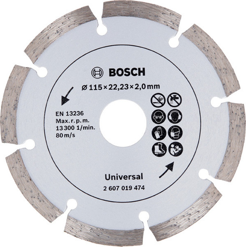 Bosch Power Tools DIA Trenn f.Baumat. 115mm 2607019474