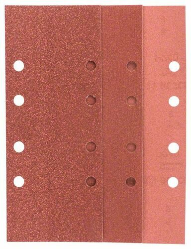 Bosch Power Tools Schleifblatt-Set 93x230mm,60-240 2607019499