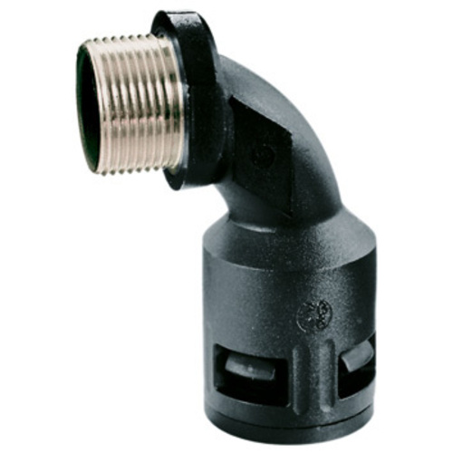 Flexa Schnellverschraubung 90°Bogen,IP67,sw RQBK90-M AD42,5/M40